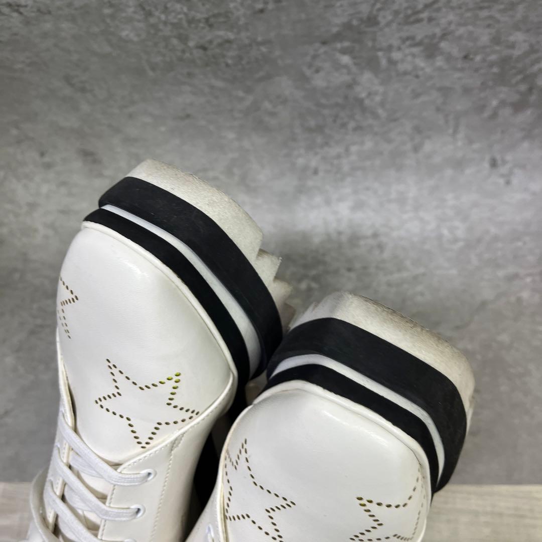 中古　ステラマッカートニー エリス スター レザー 厚底 スニーカー 39 中古 ステラマッカートニー エリス スター レザー 厚底