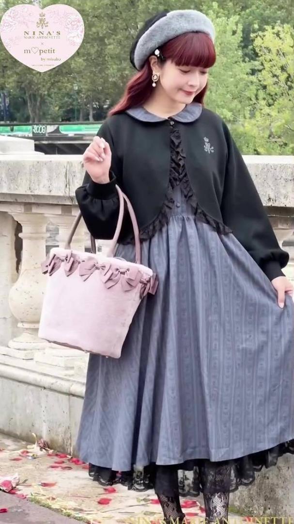 新品タグ付 青木美沙子 NINA'S ニナス しまむら ペチスカート 黒
