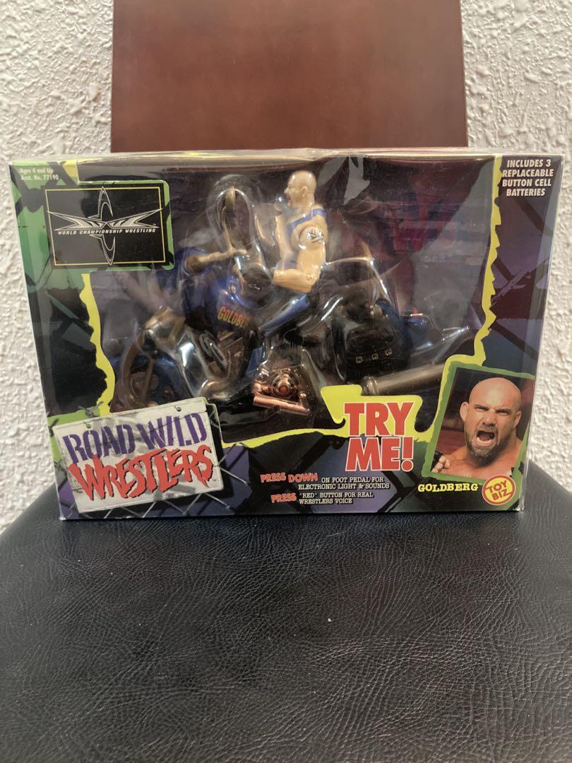 プロレス ゴールドバーグ ハーレー バイク フィギュア WCW WWF WWE