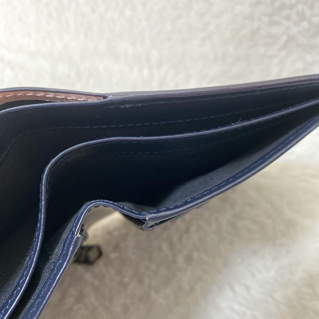 未使用品　保護テープ付　ポールスミス　ネコ　二つ折り　ラウンドジップ
