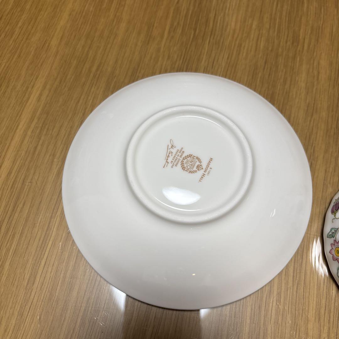 未使用ミントンティーカップとケーキ皿のセット - メルカリ