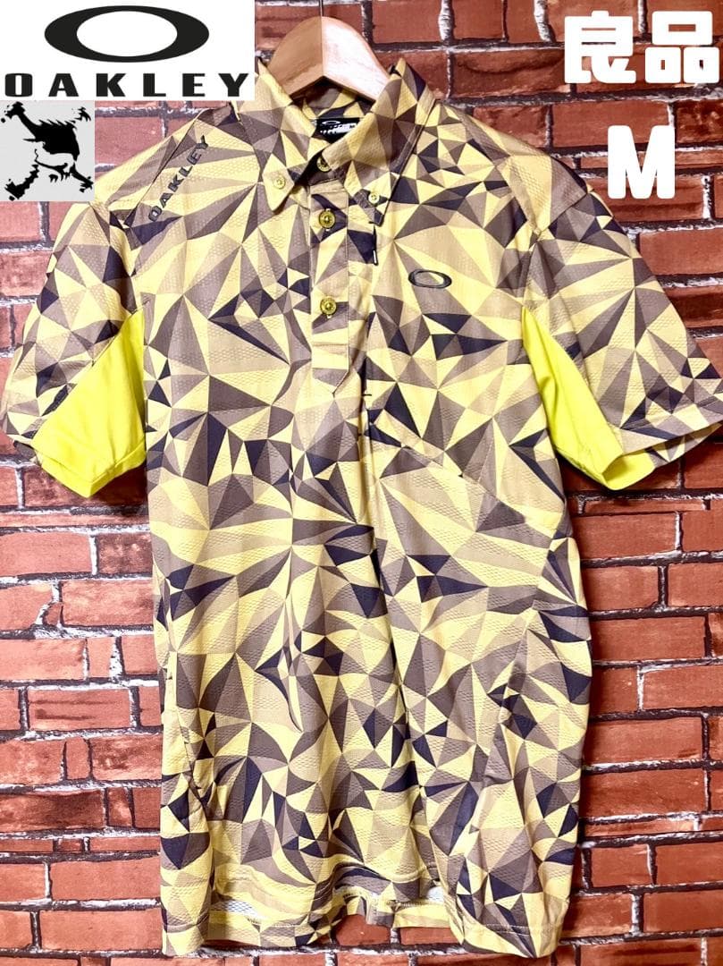 【24時間以内/匿名配送】良品 オークリー スカル メンズ 半袖 ポロシャツ M