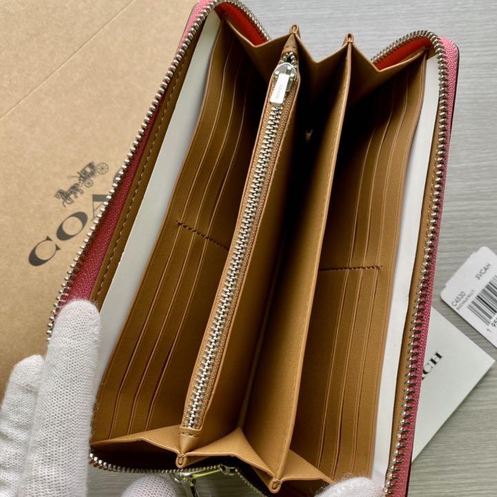 お買い得 新品 白系 ラウンドジップ ポプシクル プリント uKWHR-m31448688608 COACH コーチ 長財布 新品豊富な