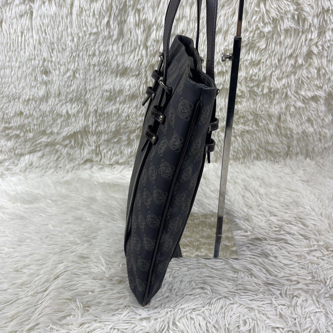 美品‼️  LOEWE トートバッグ　PVC アナグラム　レザー　シルバー金具
