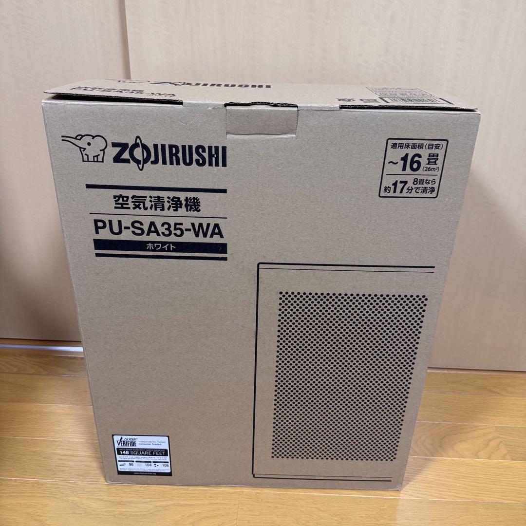 空気清浄機　PU-SA35-WA 象印