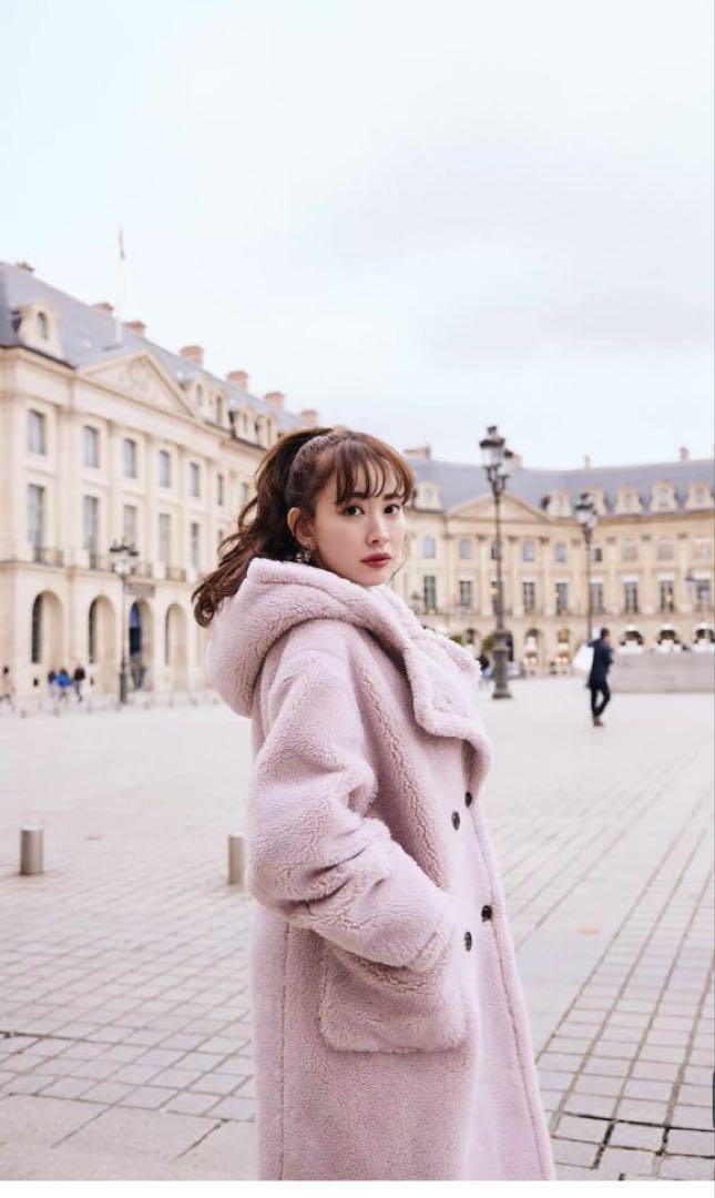 Her Lip ToのFaux Fur Hoodie Duffle Coat