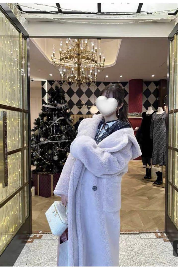 Her Lip ToのFaux Fur Hoodie Duffle Coat