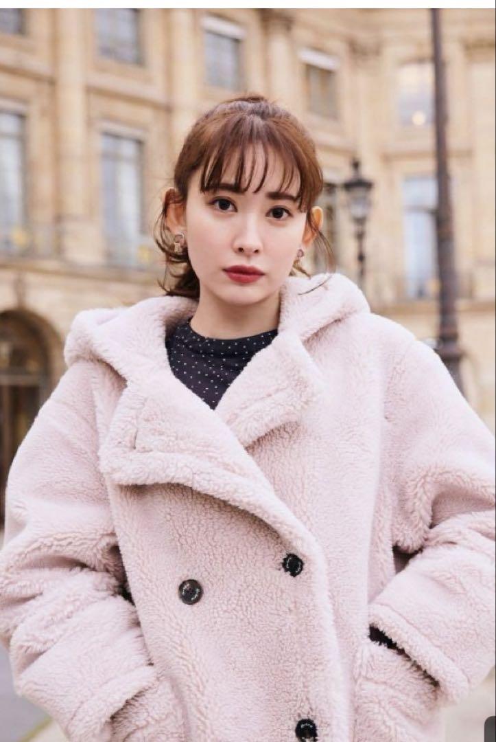 Her Lip ToのFaux Fur Hoodie Duffle Coat