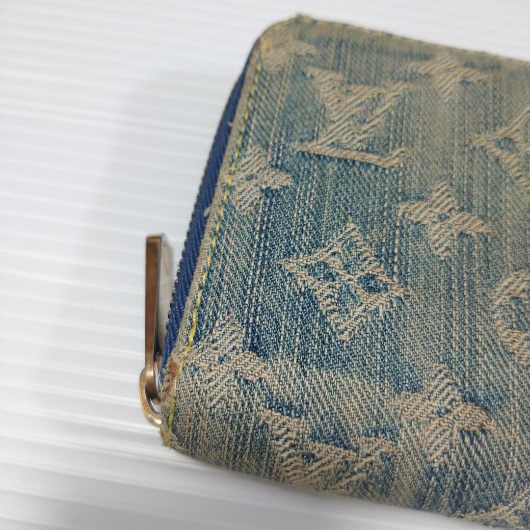 LOUIS VUITTON ルイヴィトン ジッピーウォレット モノグラム デニム