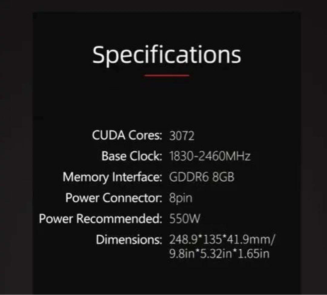 touma101022 新品 Geforce RTX4060  8gb