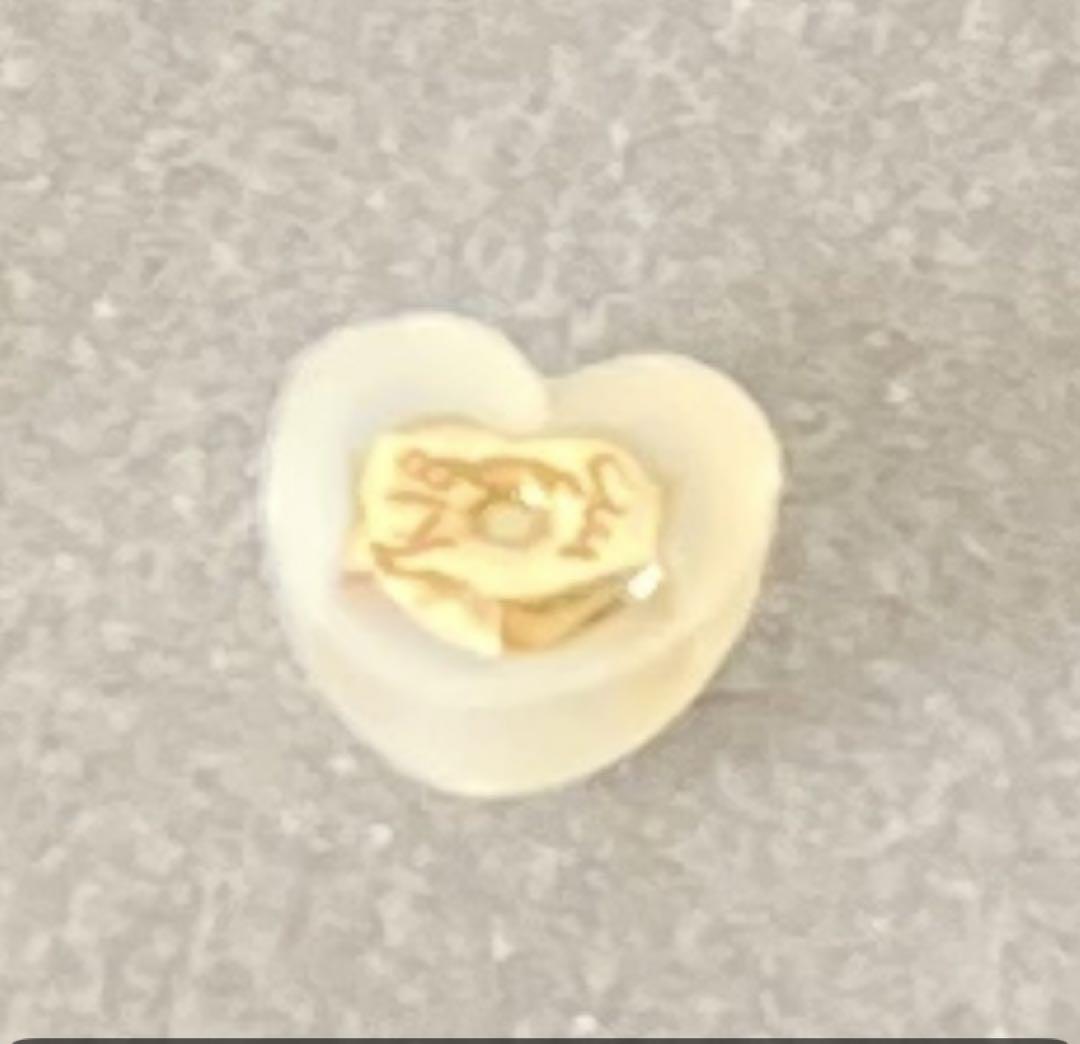 Star Jewelry K18 ゴールド ダイヤモンドハートピアス