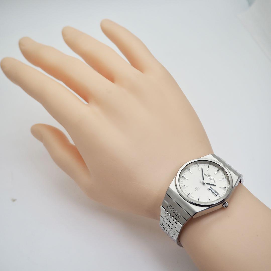 125 SEIKO セイコー グランドクォーツ デイデイト シルバー メンズ 画像8