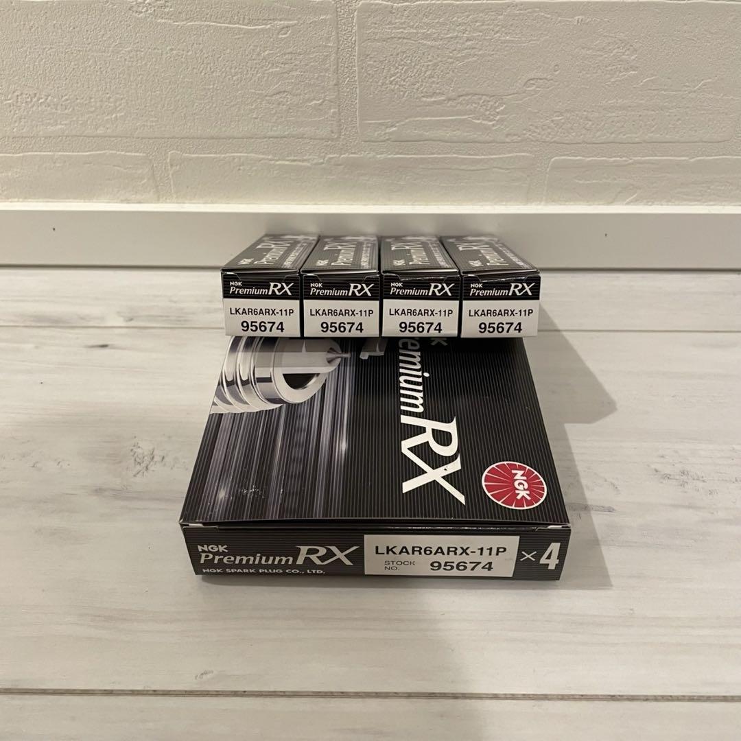 【新品】NGK RXプラグ　LKAR6ARX-11P 4本セット 95674