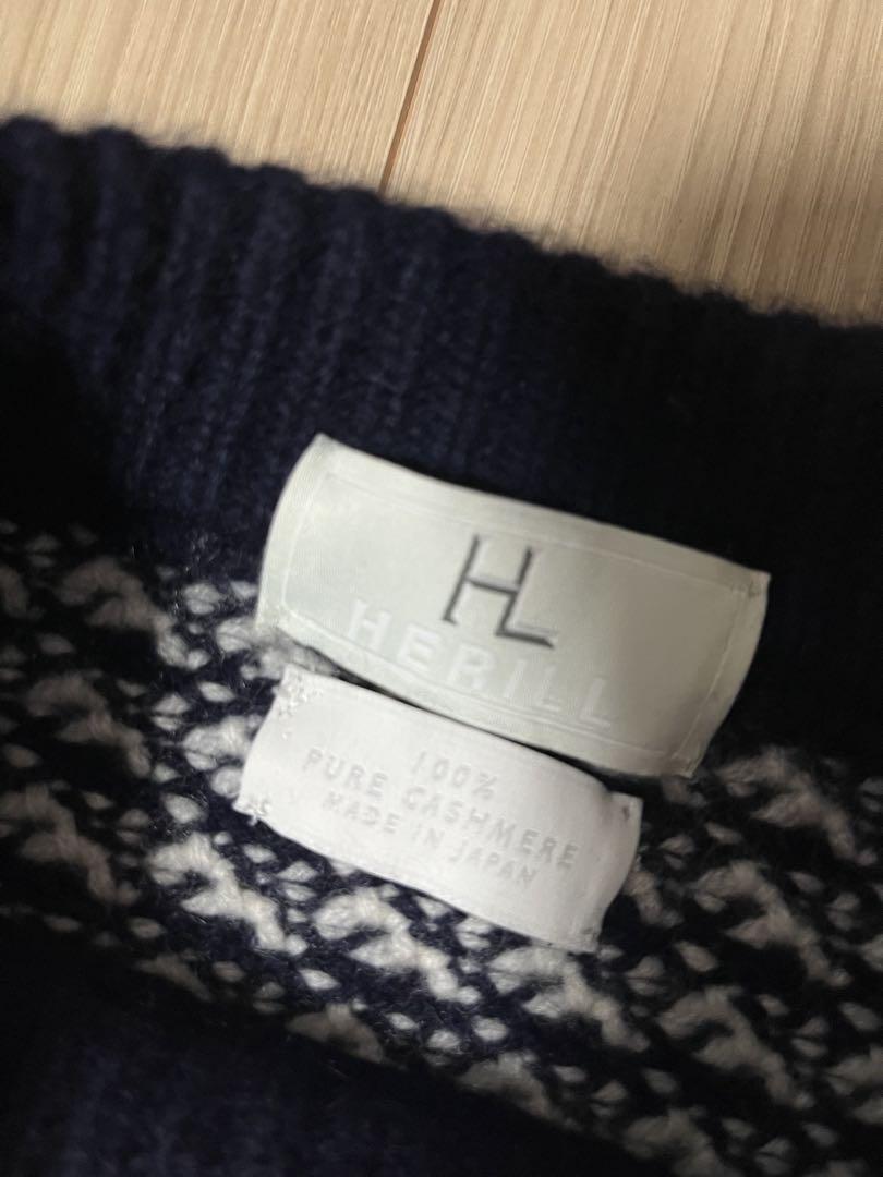 herill bird's eye Knit カシミア ニット バーズアイ