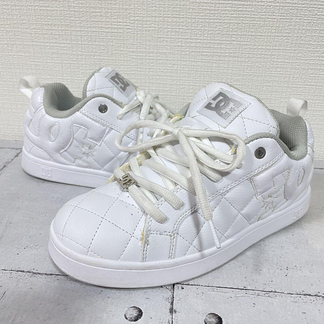 美品　DC ディーシー　ALLIANCE SE SN 白　スニーカー　25cm