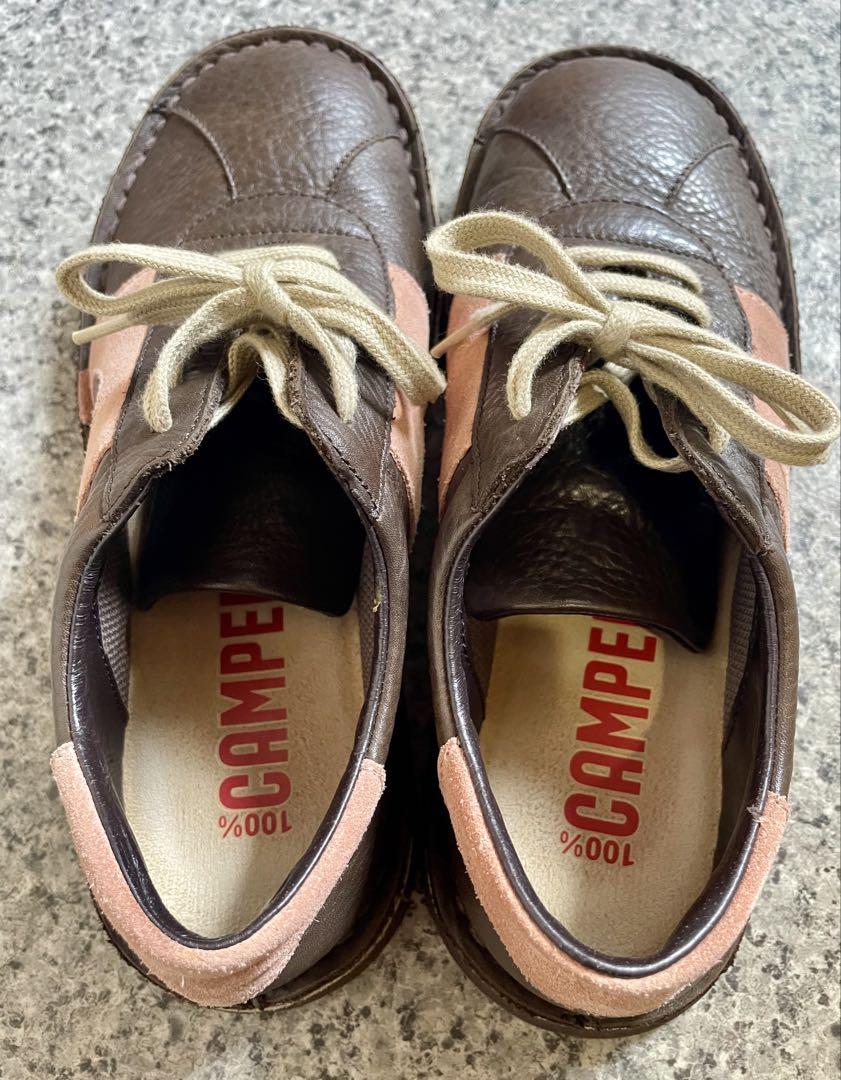 【美品】CAMPER カンペール　レザー カジュアルシューズ 37