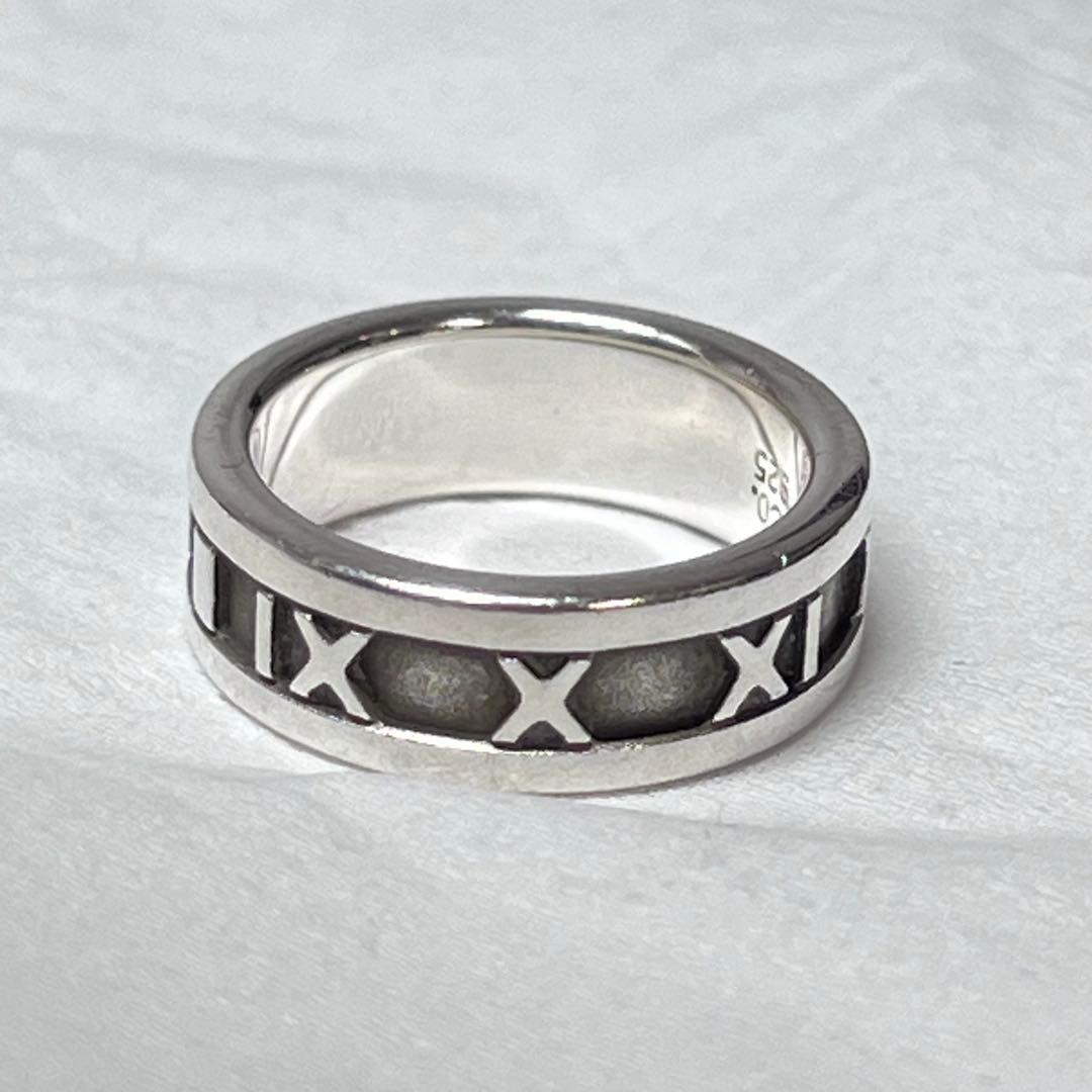 Tiffany&Co ティファニー アトラス リング 8号　シルバー925
