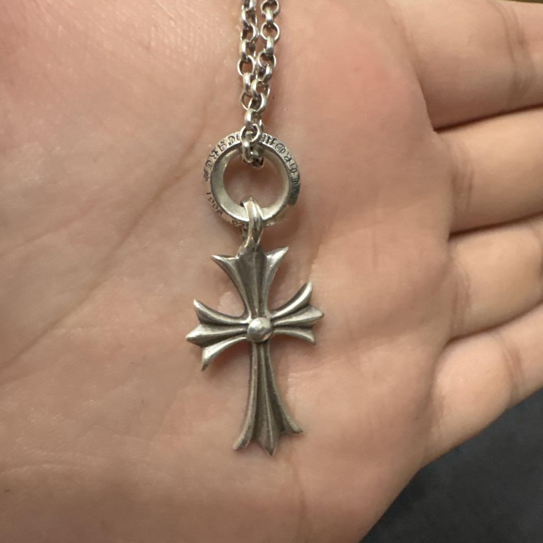 【2025年製 新品】 Chrome Hearts インボイス原本 クロス型ペンダントネックレス アクセサリー