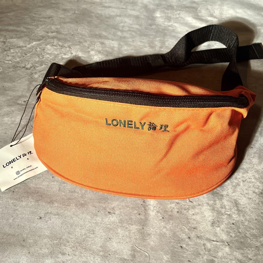 タグ付き　LONELY論理　ロンリー WAIST BODY BAG　ボディバッグ