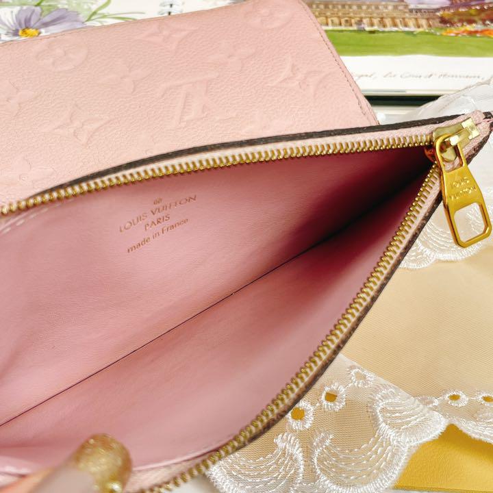 までの ♡保証書付♡未使用にちかい極美品♡パステルカラー 財布 D2234 jWmFb-m31464851514 ルイヴィトン くって