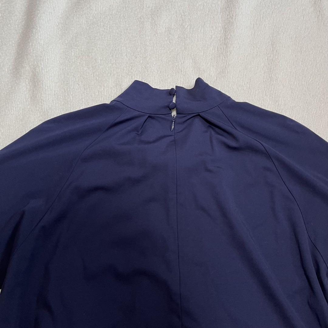 【美品】SOEJU ボウスタイルワンピース トール ネイビー