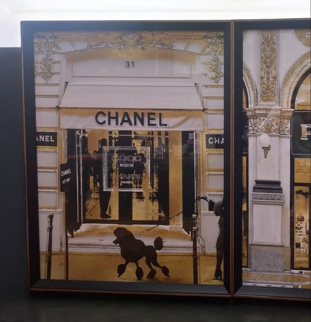 Francfranc アートボード　CHANEL 極美品 アキさま専用☆2点セット☆フランフランアートボード CHANEL