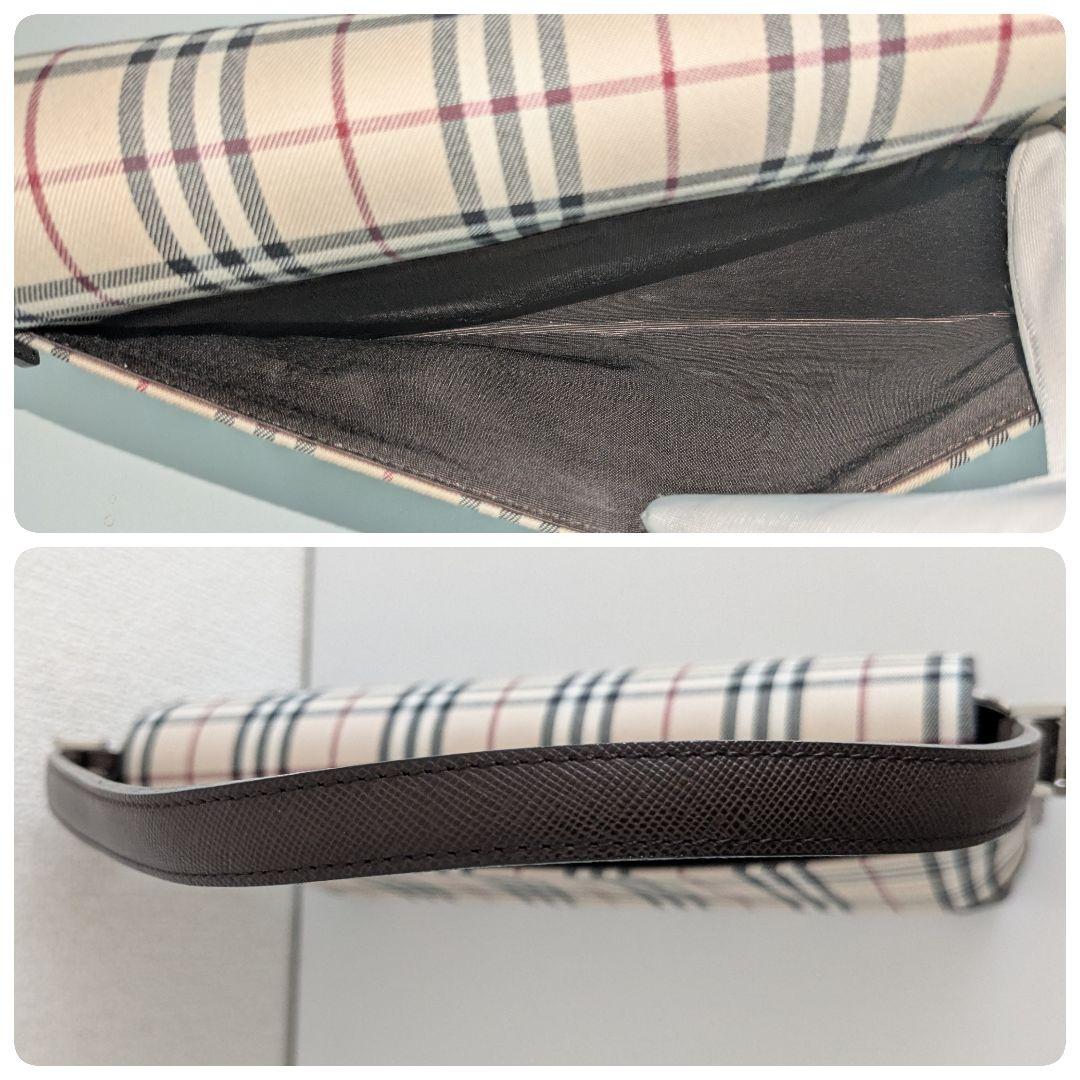 美品★BURBERRY ノバチェック ハンドバッグ ワンショルダーバッグ