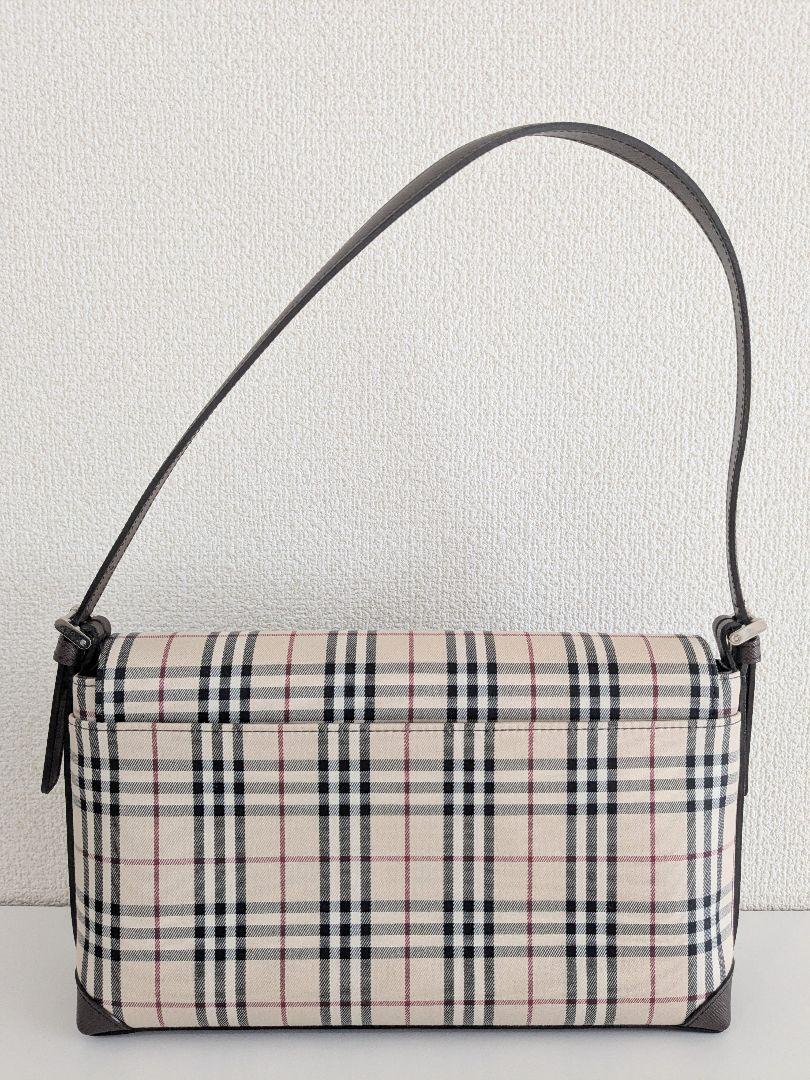 美品★BURBERRY ノバチェック ハンドバッグ ワンショルダーバッグ