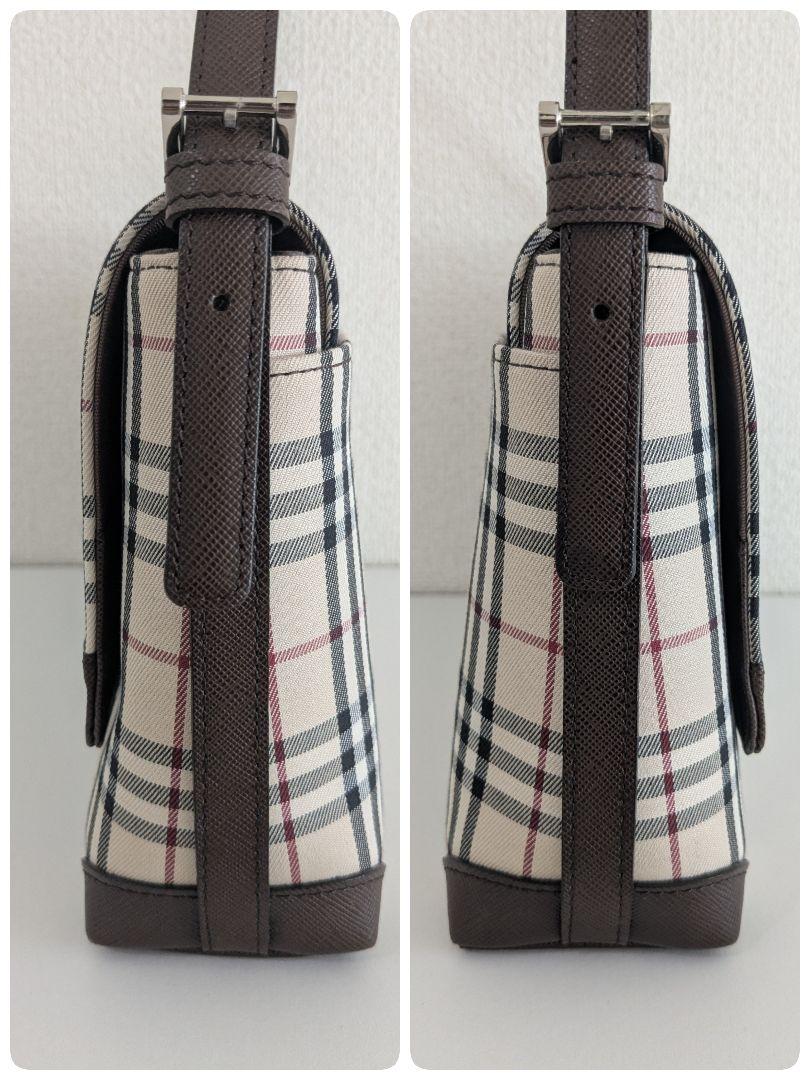 美品★BURBERRY ノバチェック ハンドバッグ ワンショルダーバッグ