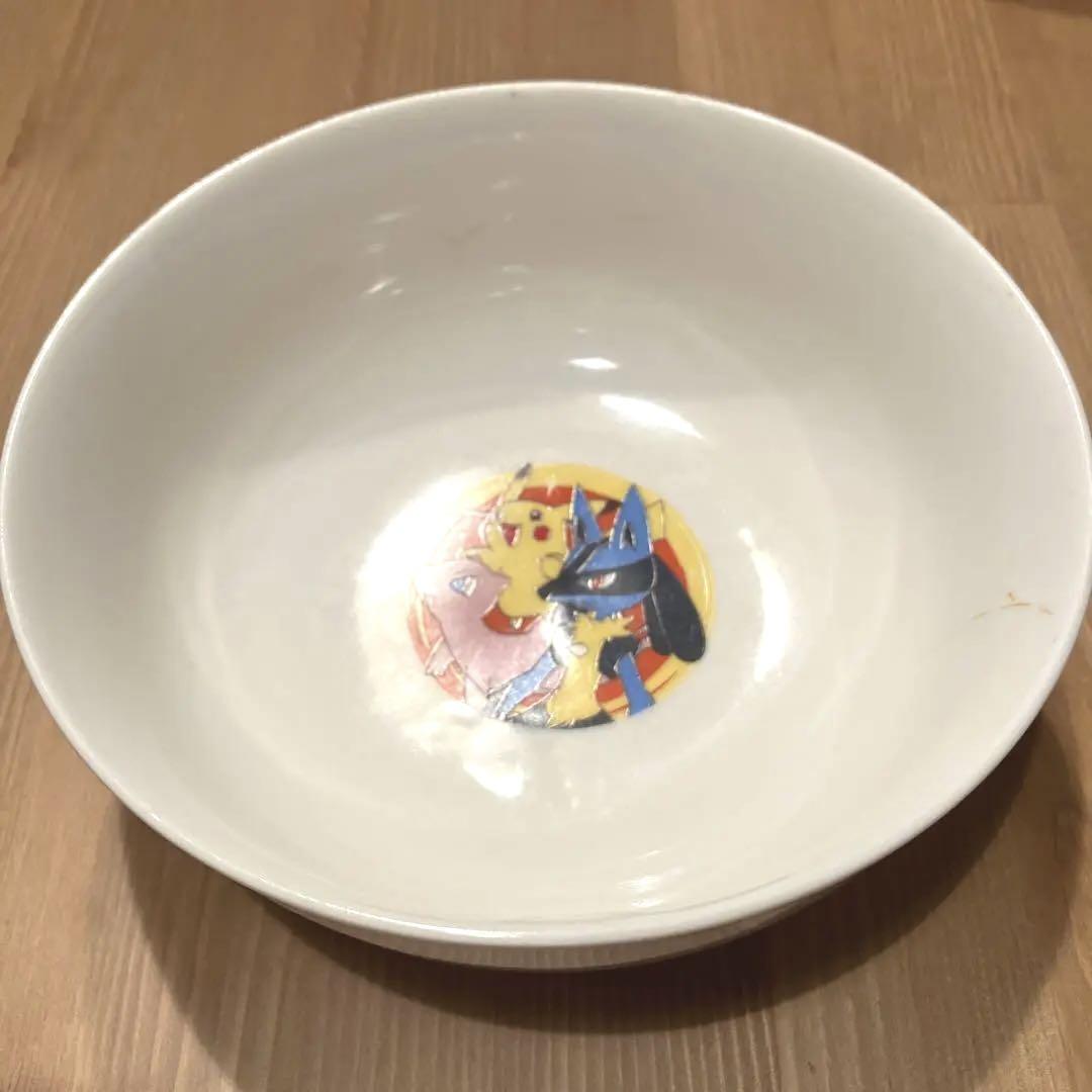 ポケモン  ラーメンどんぶり  ミューと波動の勇者ルカリオ