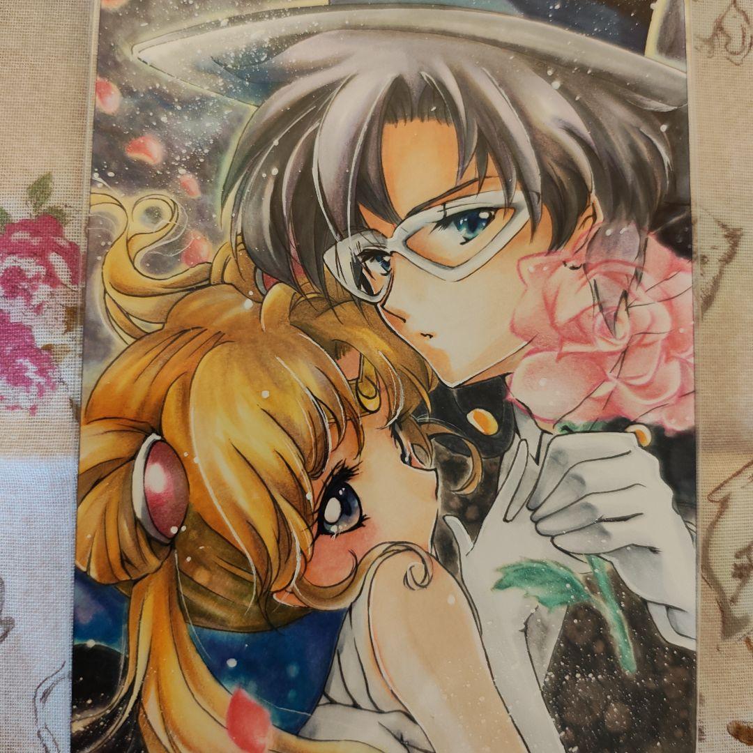 最終価格！7月24日14時まで！手描きイラスト 直筆ハガキサイズ