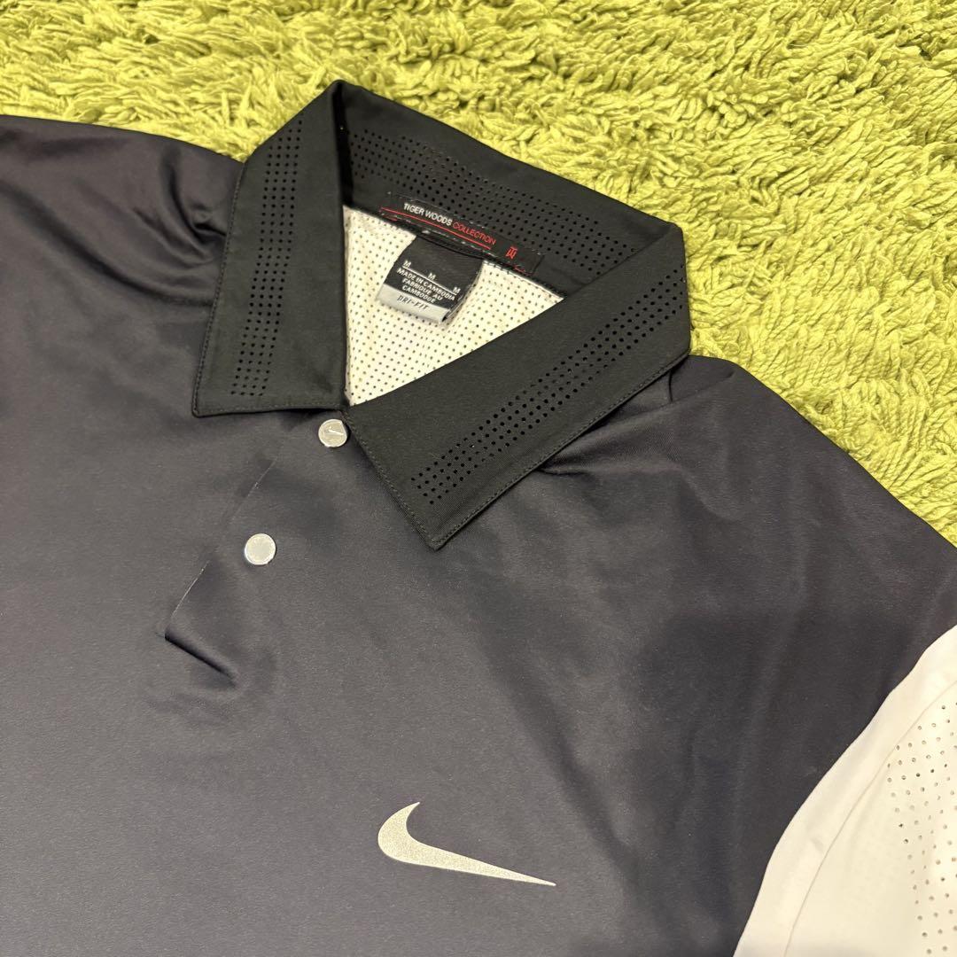 タイガー ウッズモデル ポロシャツ 半袖 tシャツ Ｍ　グラデーション タイガー ウッズモデル ポロシャツ 半袖 tシャツ M