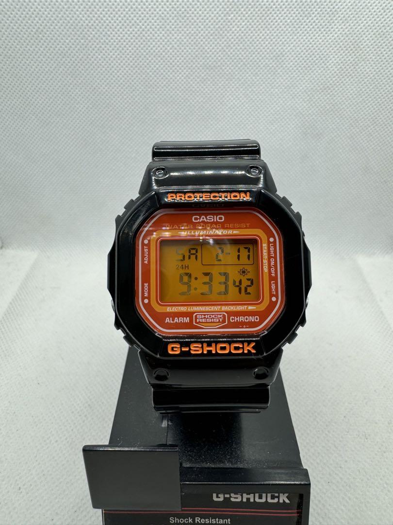 G-SHOCK DW-5600CS ブラック＆オレンジ