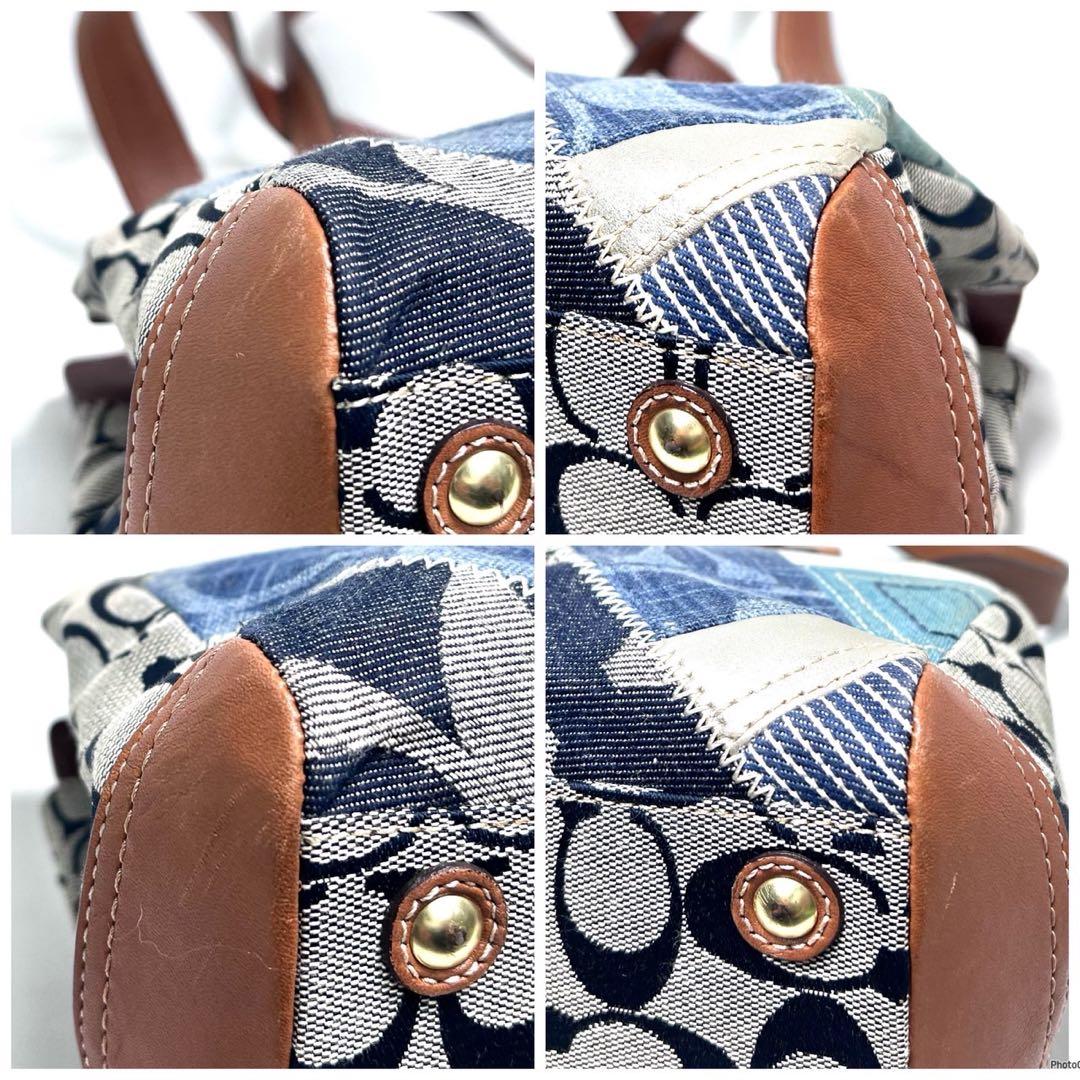 パッチワーク デニム地