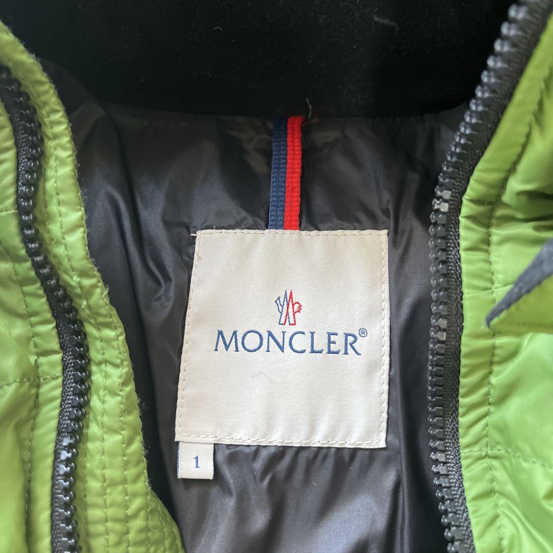ヴィンテージ MONCLER グリーン ダウンジャケット サイズ1