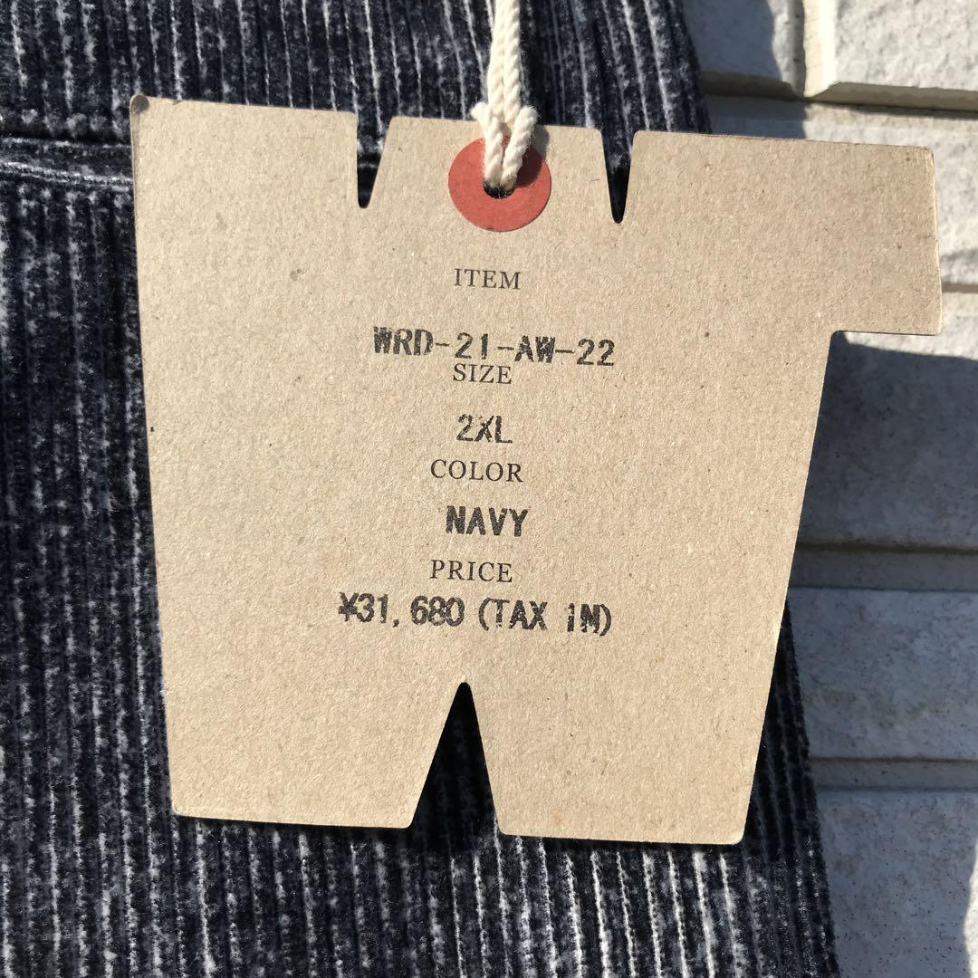 タグ付き未使用！ウィアード　パンツ　ネイビー　2XL  コーデュロイ