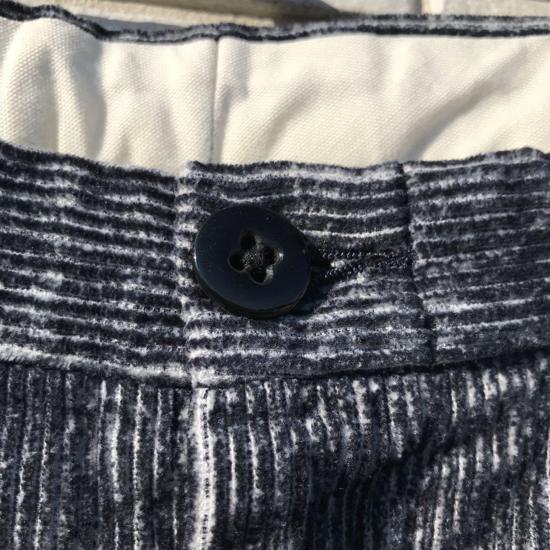 タグ付き未使用！ウィアード　パンツ　ネイビー　2XL  コーデュロイ