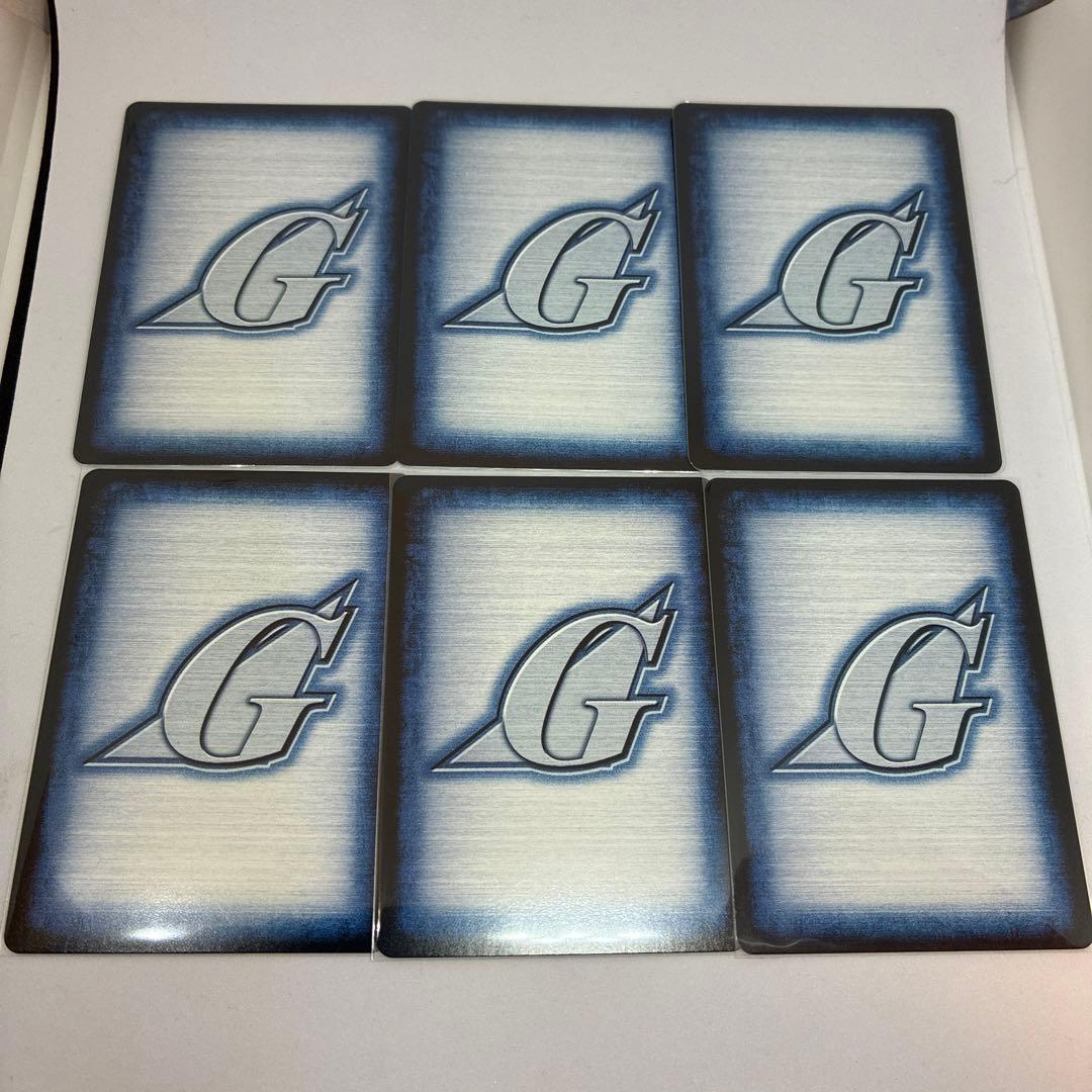 ガンダムウォー 青 ユニコーンガンダム 6枚セット目立った傷や汚れなし UP786_INFO