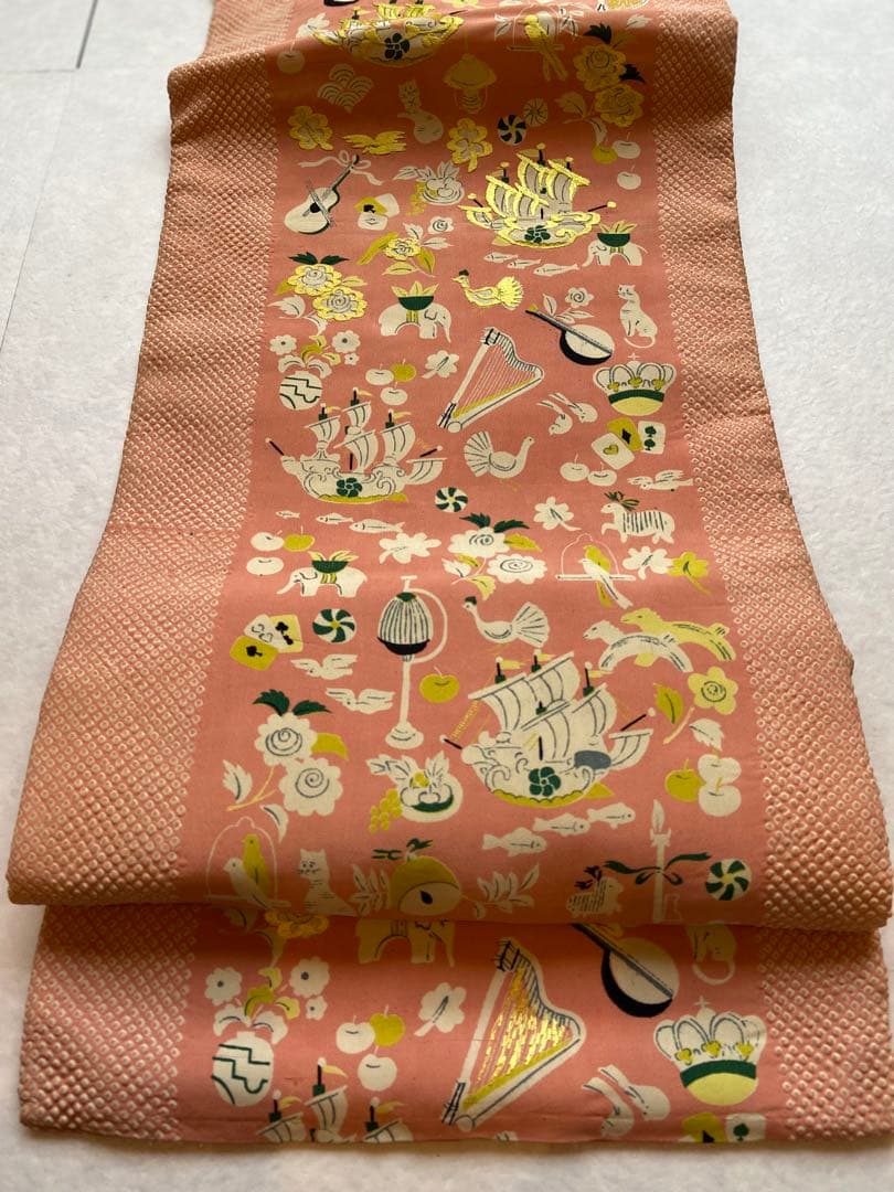 昭和初期　アンティークの名古屋帯