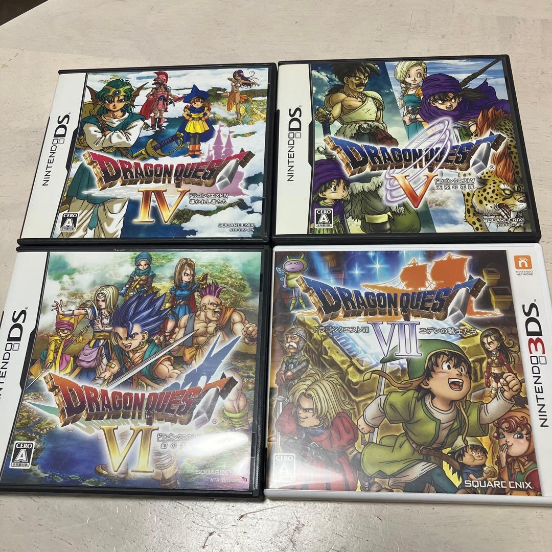 DSi LL ドラクエⅣ V Ⅵ Ⅶ(3DS用ソフト) 充電ケーブル 伝説の賢者