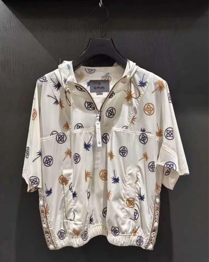 【新品·未使用】ジーフォアG/FOREゴルフレディースパーカー　速乾　防風 13,500円