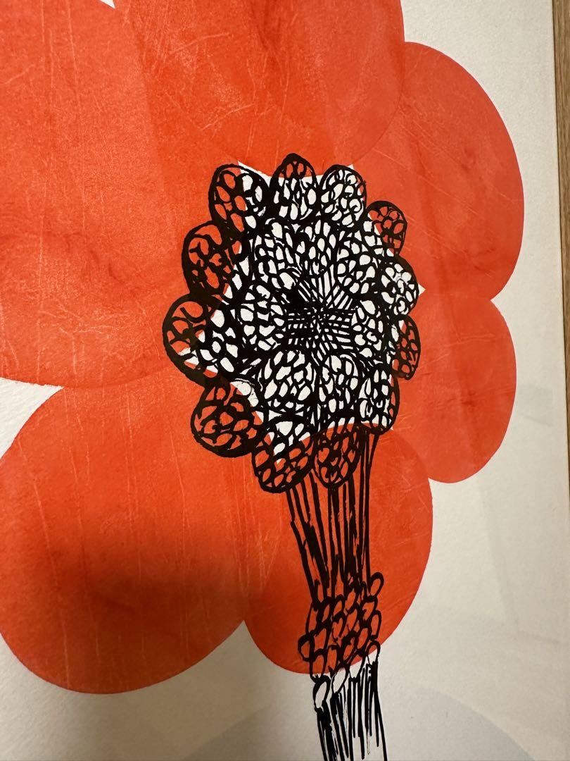 山口一郎 原画 花HANA 朱色 Mサイズ