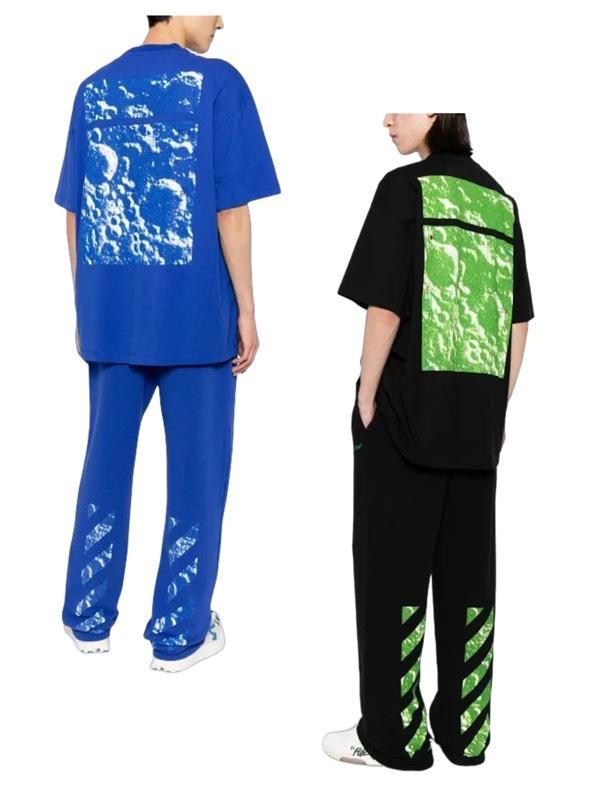 新品 off whiteの新作半袖Tシャツ 男女兼用 未使用