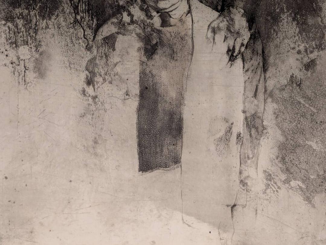 銅版画 : 藤浪理恵子 「3つの肖像」｜ホビー、カルチャー