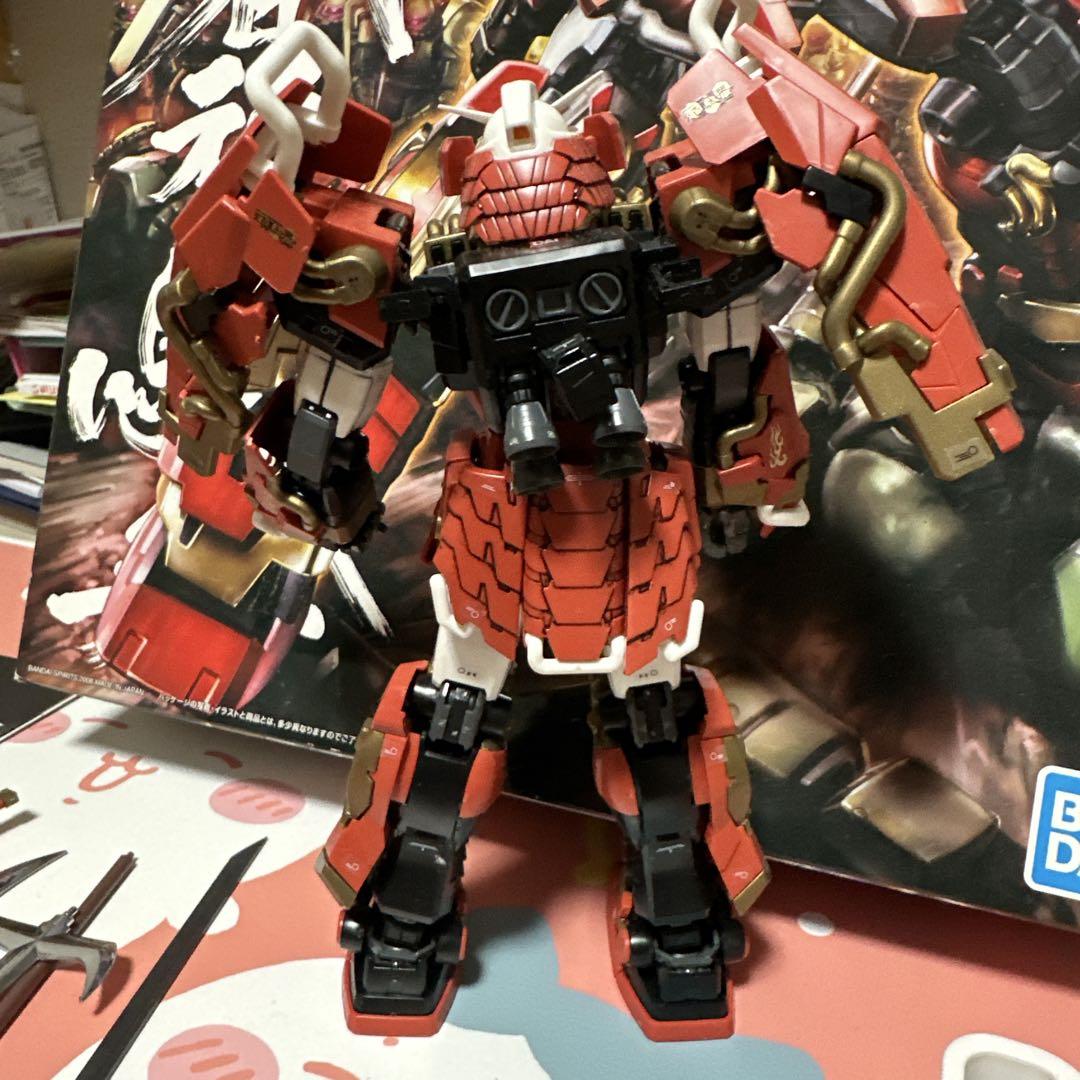 真武者頑駄無　 MG 1/100 組立済み
