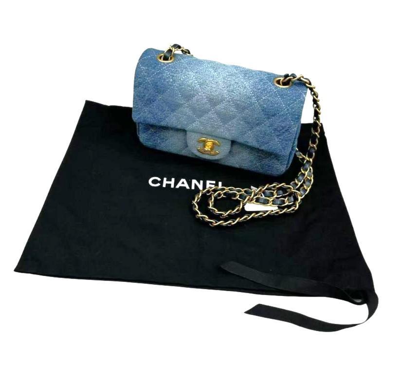 <早い者勝ち> CHANEL シャネル ミニマトラッセ デニム 20 バッグ