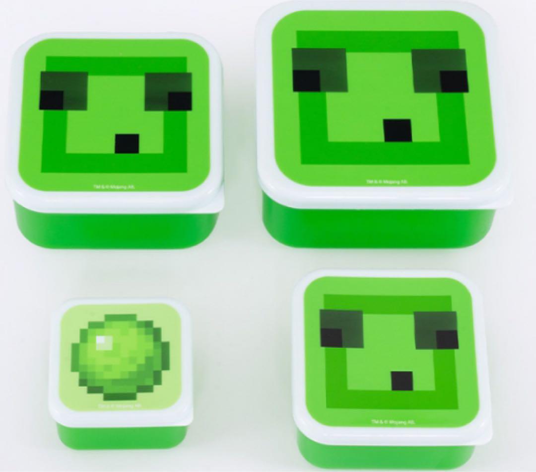 Minecraft スライムランチケースセット 5個 マイクラ スライム ランチケース 4個セット - メルカリ