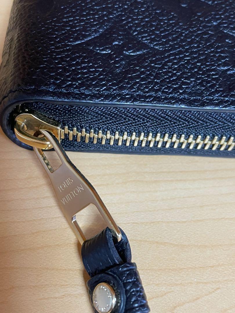 【美品】ルイヴィトン アンプラント ジッピーウォレット ノワール 長財布