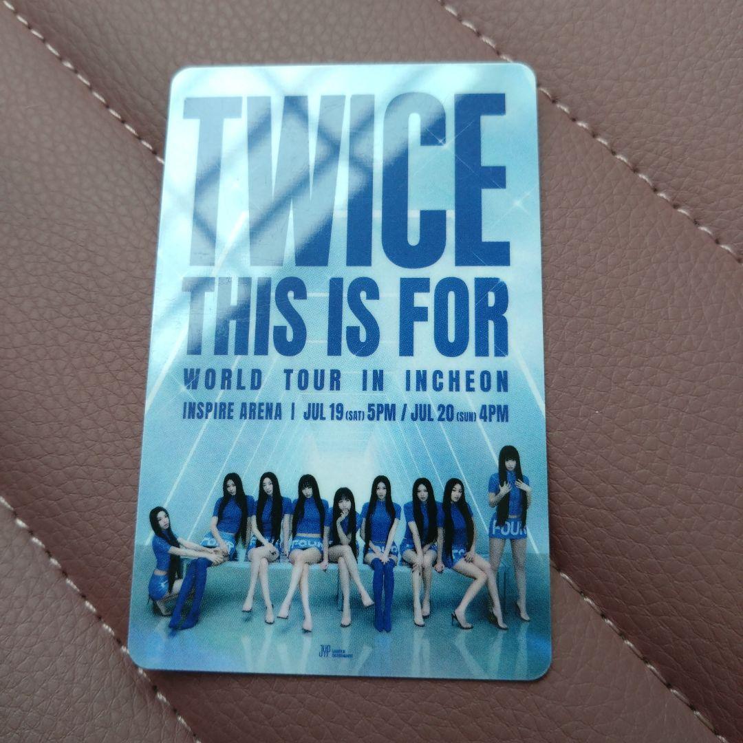 TWICE WORLD TOUR IN INCHEON チケット