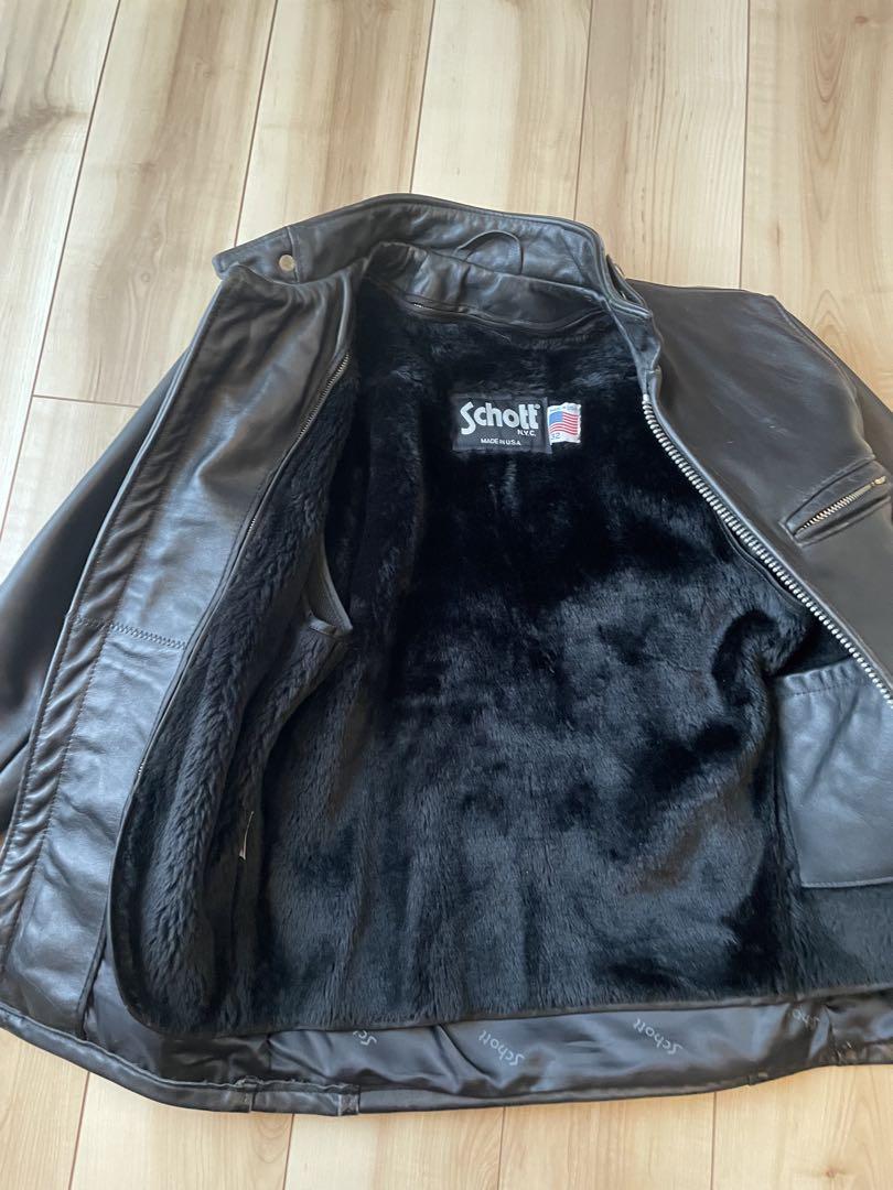 Schott シングル　ライダース　32
